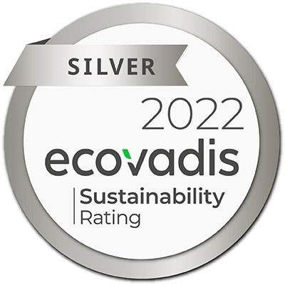 EcoVadis' sølvmedaljelogo