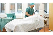 En patient med BARRIER nonwoven tæppe