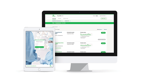 online-værktøj til organisering af procedurepakker for sundhedspersonale