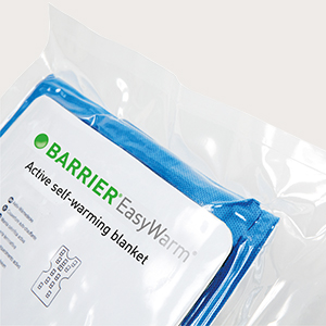 1. trin i appliceringen af BARRIER EasyWarm+
